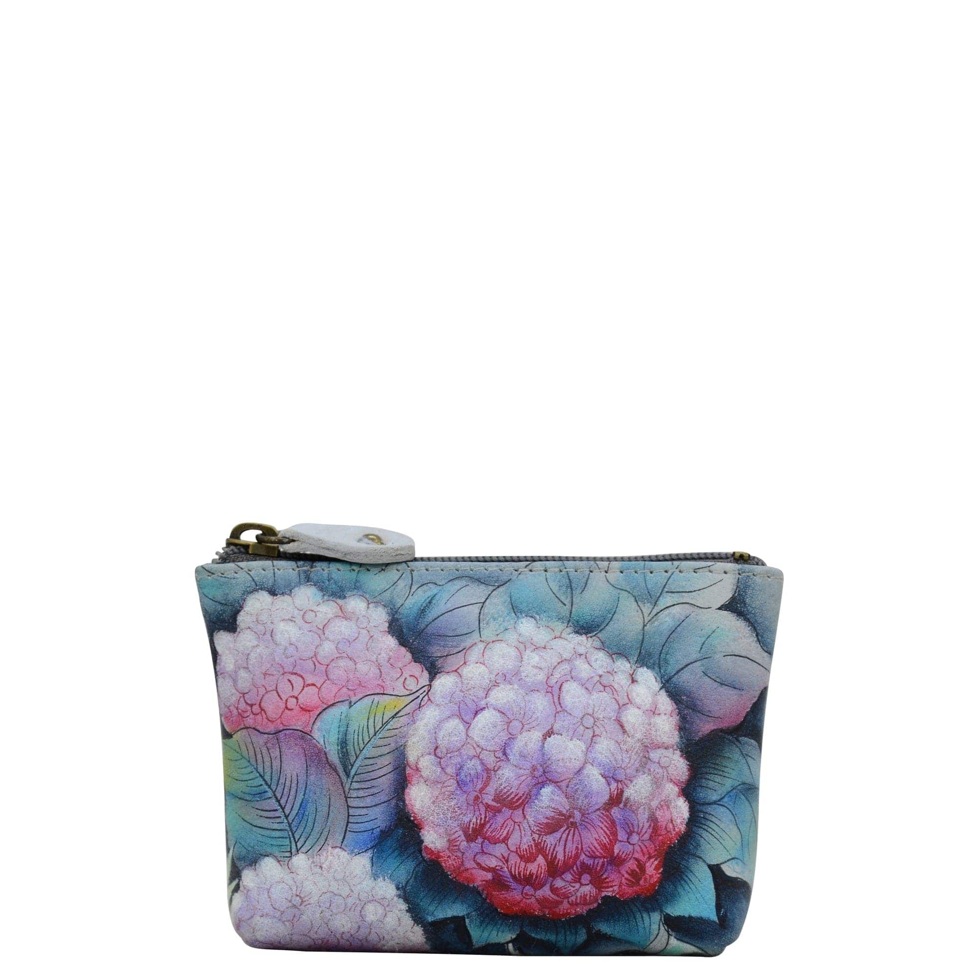 Hypnotic Hydrangeas Coin Pouch - 1031