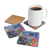Ocean Treasures Corkwood Coaster Set