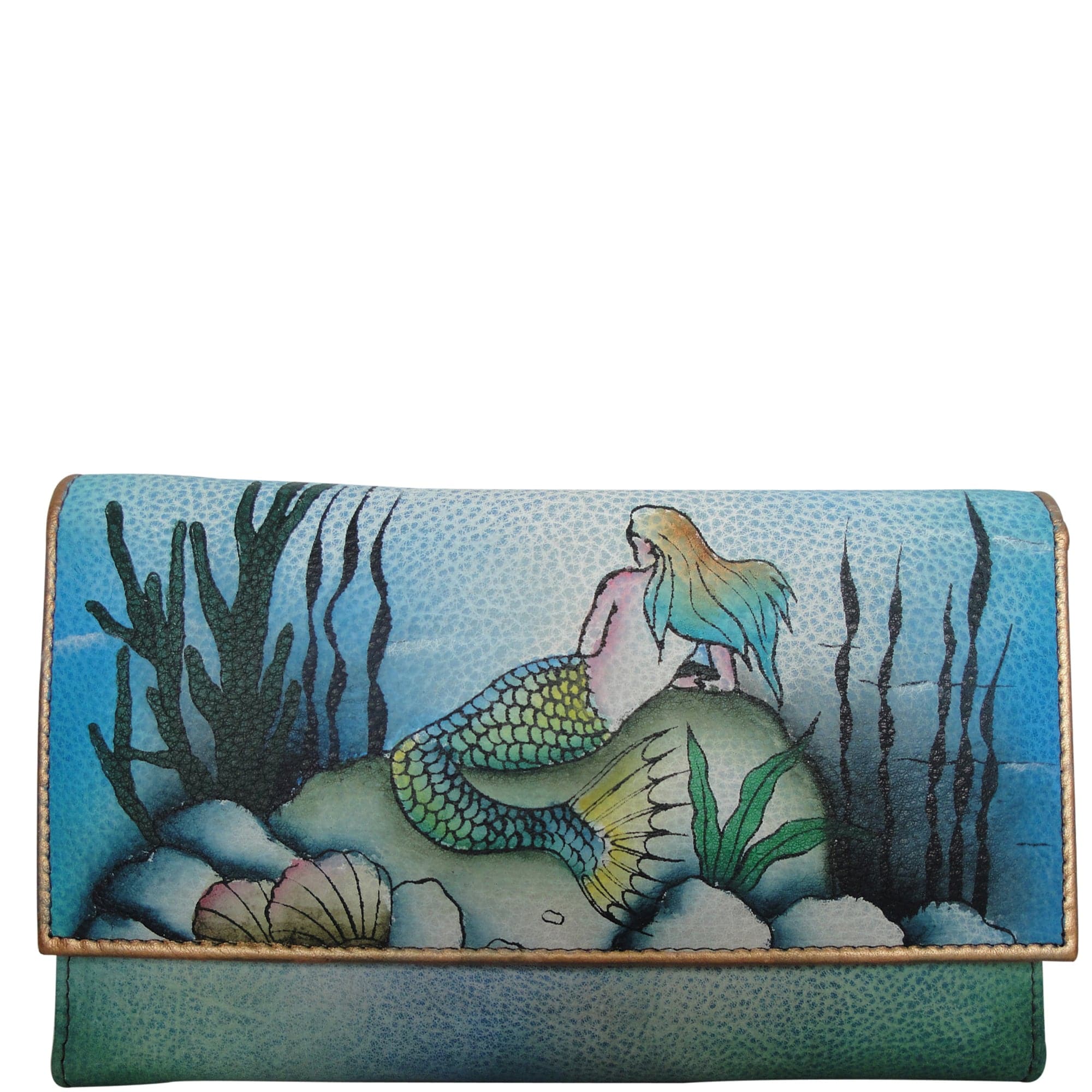 Little Mermaid - Checkbook Clutch Wallet - 1042