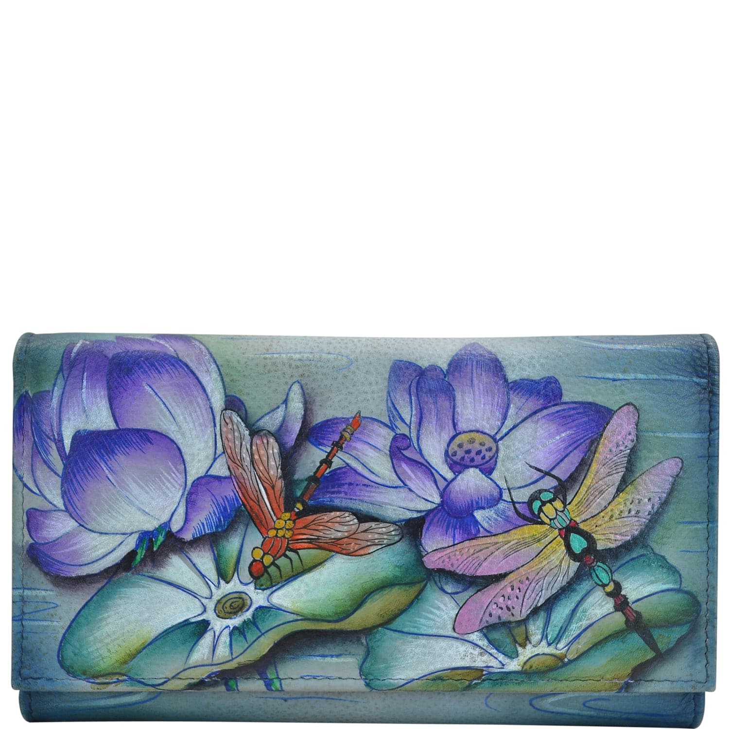 Tranquil Pond - Multipocket Clutch Wallet - 1043