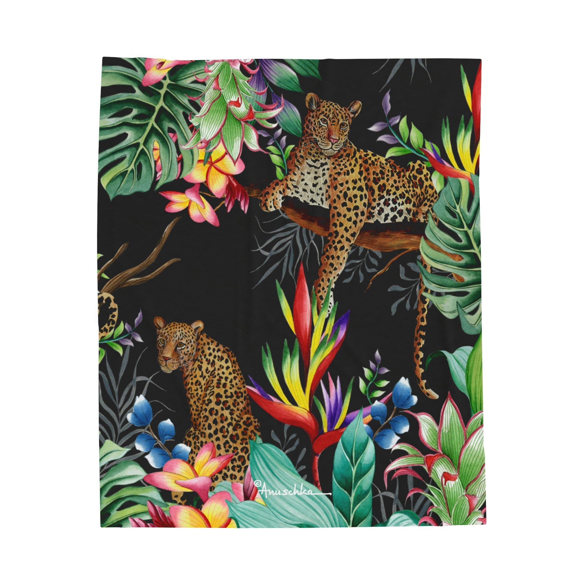 Jungle Queen Velveteen Plush Blanket