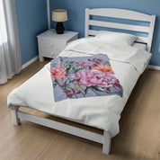 Bel Fiori Velveteen Plush Blanket