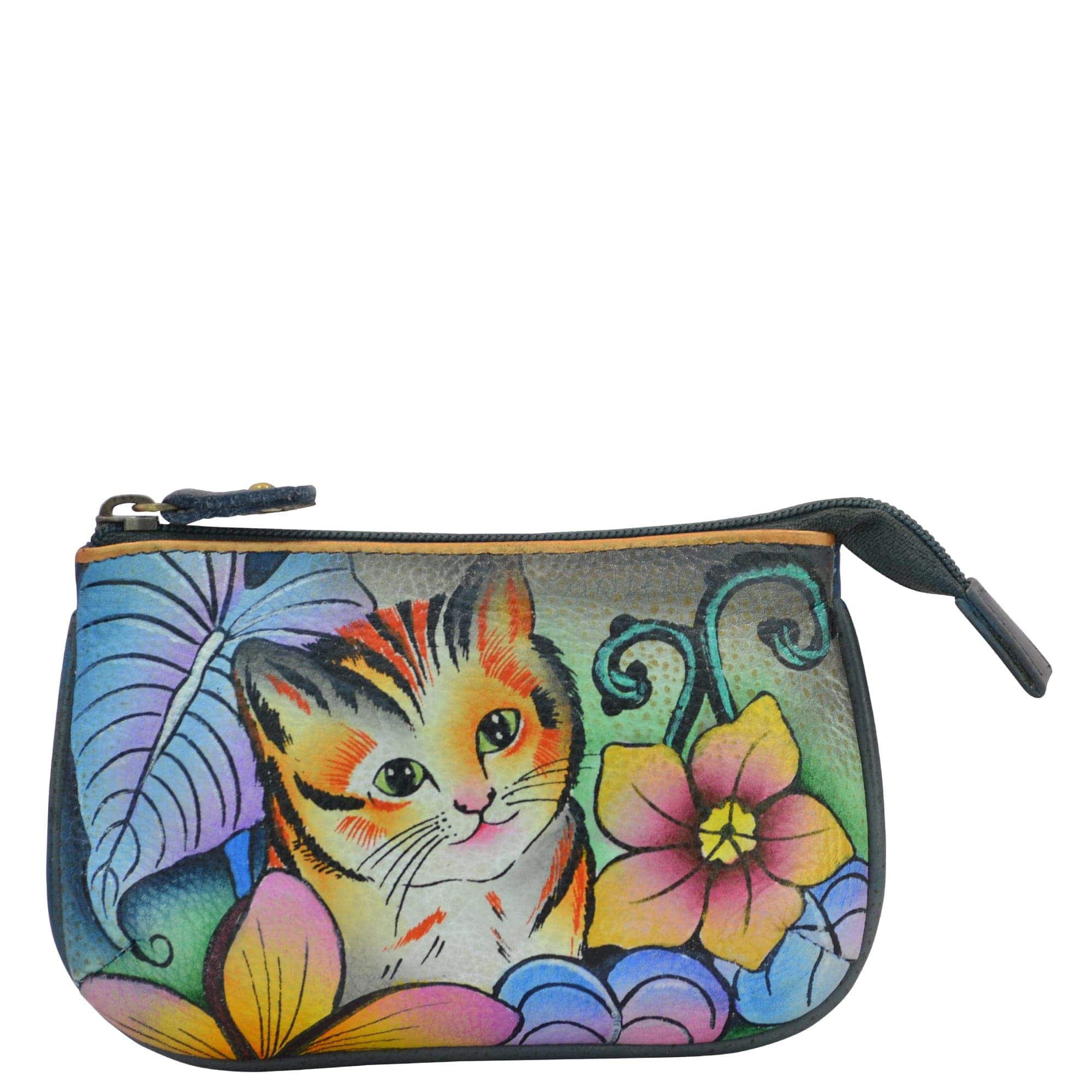 Cats In Wonderland Medium Zip Pouch - 1107