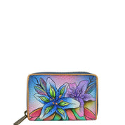 Lucious Lillies Denim Accordion Style Credit And Business Card Holder - 1110