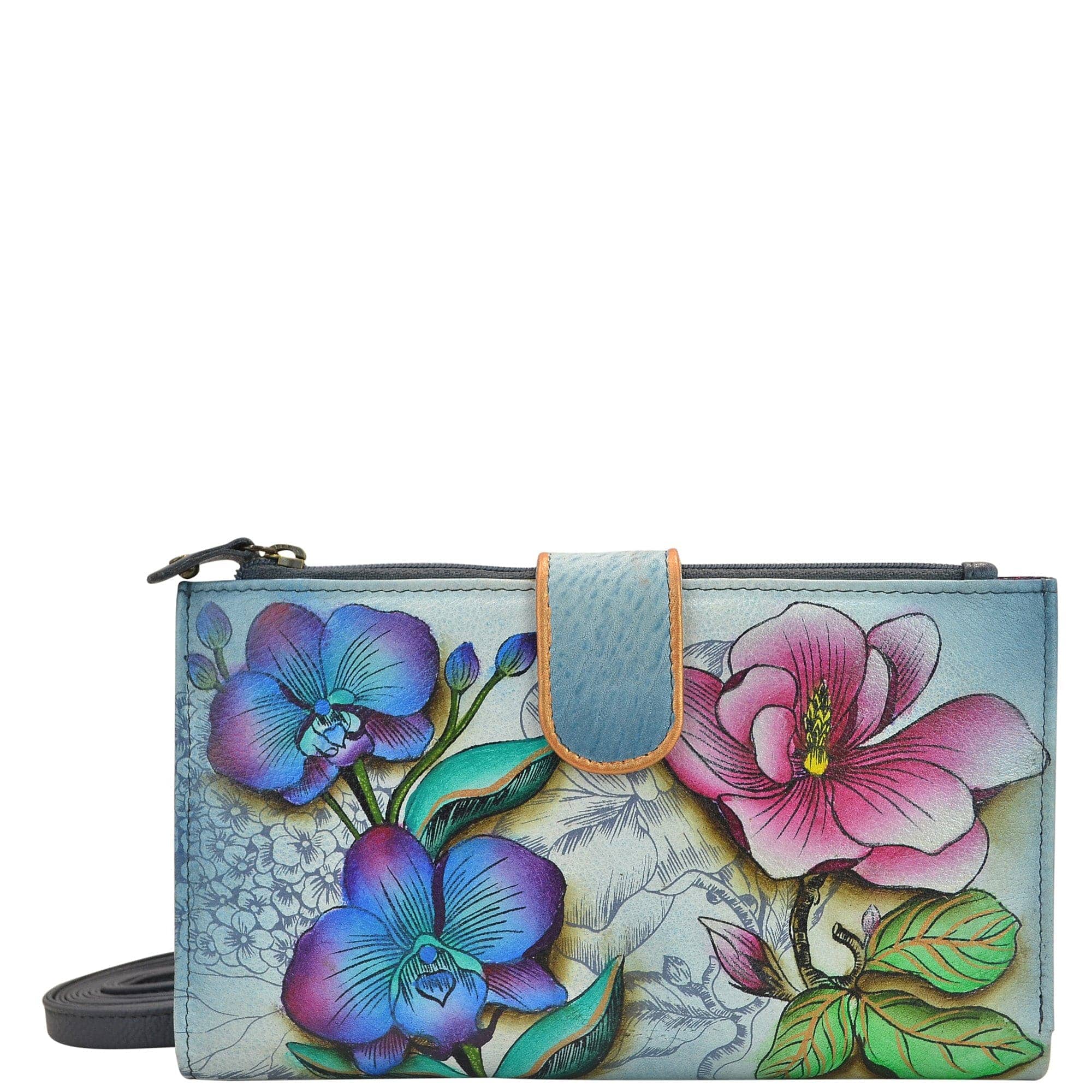 Floral Fantasy Cell Phone Case & Wallet - 1113