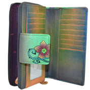 Zip Around Clutch Wallet With Front Organizer - 1120