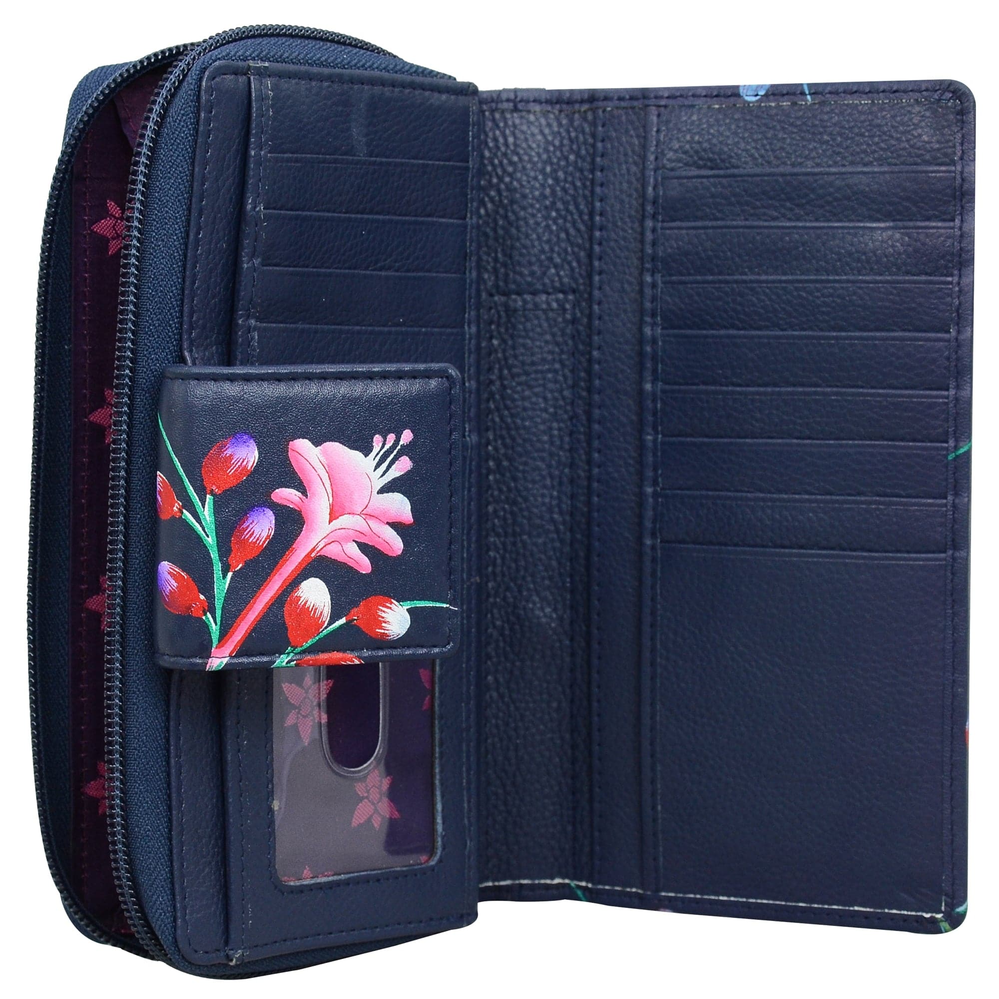 Zip Around Clutch Wallet With Front Organizer - 1120 - Anuschka