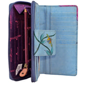 Zip Around Clutch Wallet With Front Organizer - 1120