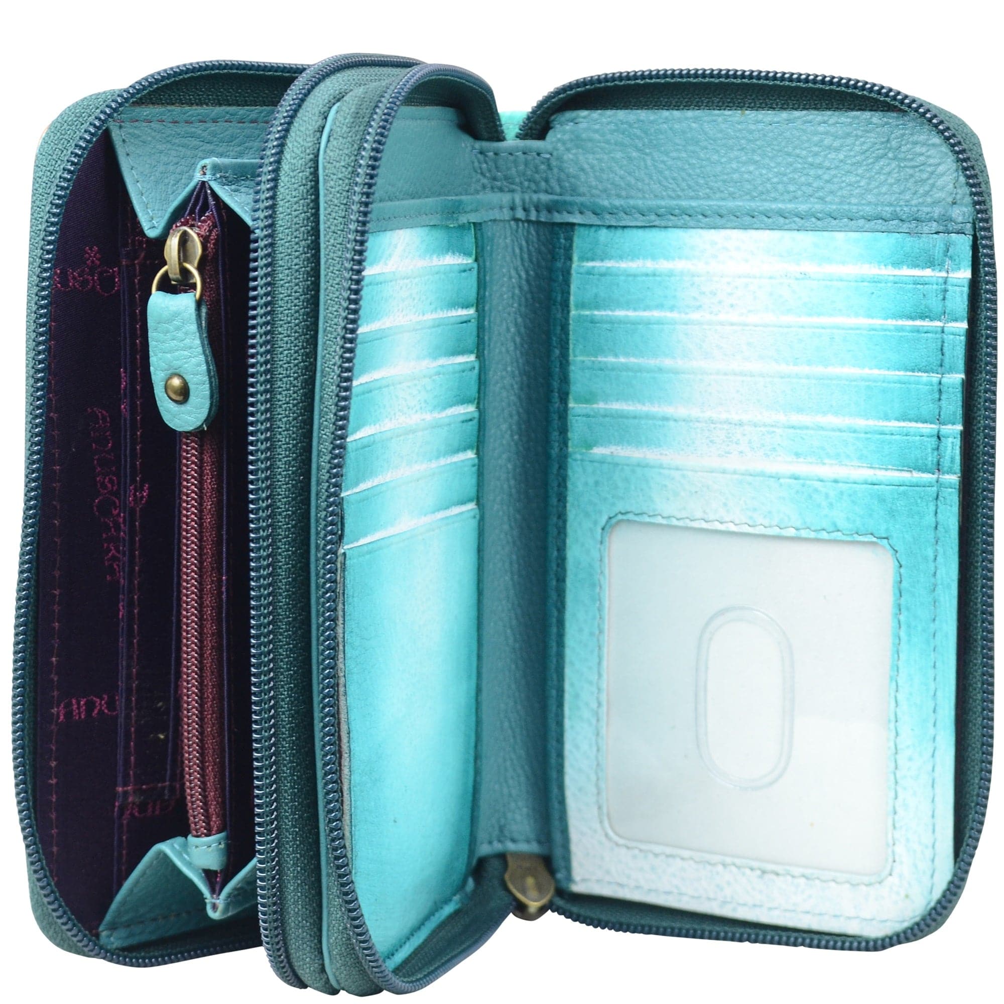 Twin Zip Organizer Wallet - 1125