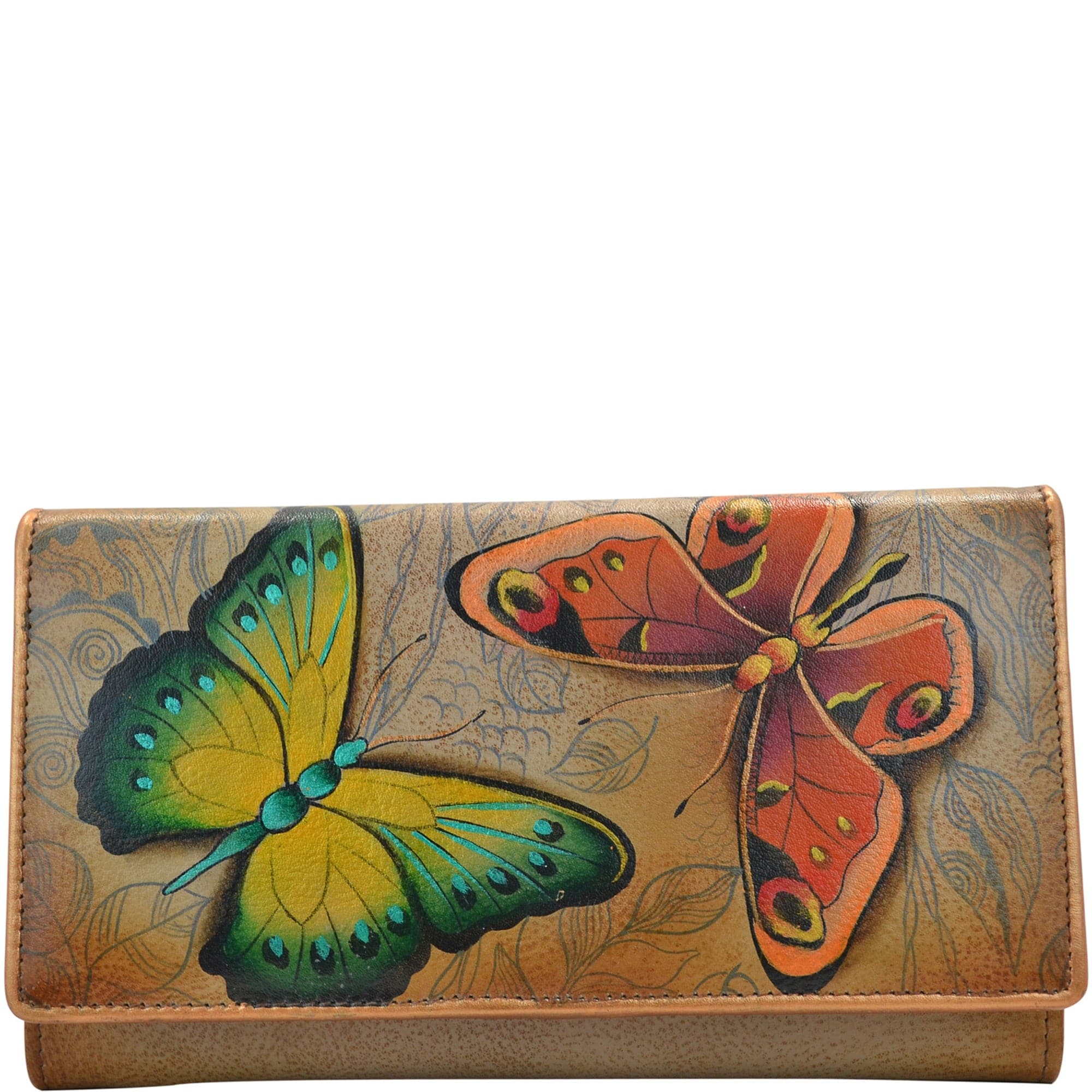 Earth Song - RFID Blocking Two fold French Wallet - 1139