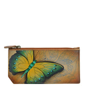 Earth Song - RFID Blocking Card Case with Coin Pouch - 1140