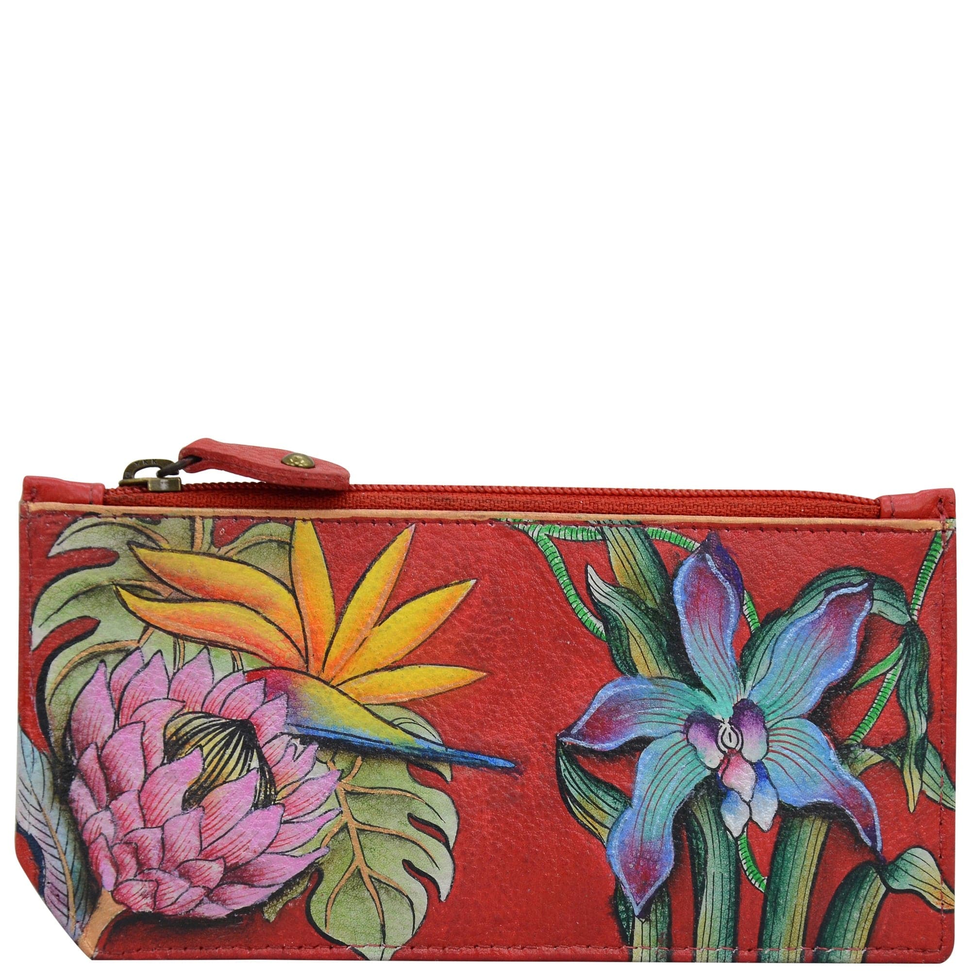 Island Escape RFID Blocking Card Case with Coin Pouch - 1140