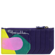 RFID Blocking Card Case with Coin Pouch - 1140