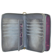 Zip Around Organizer RFID Clutch Wallet - 1143