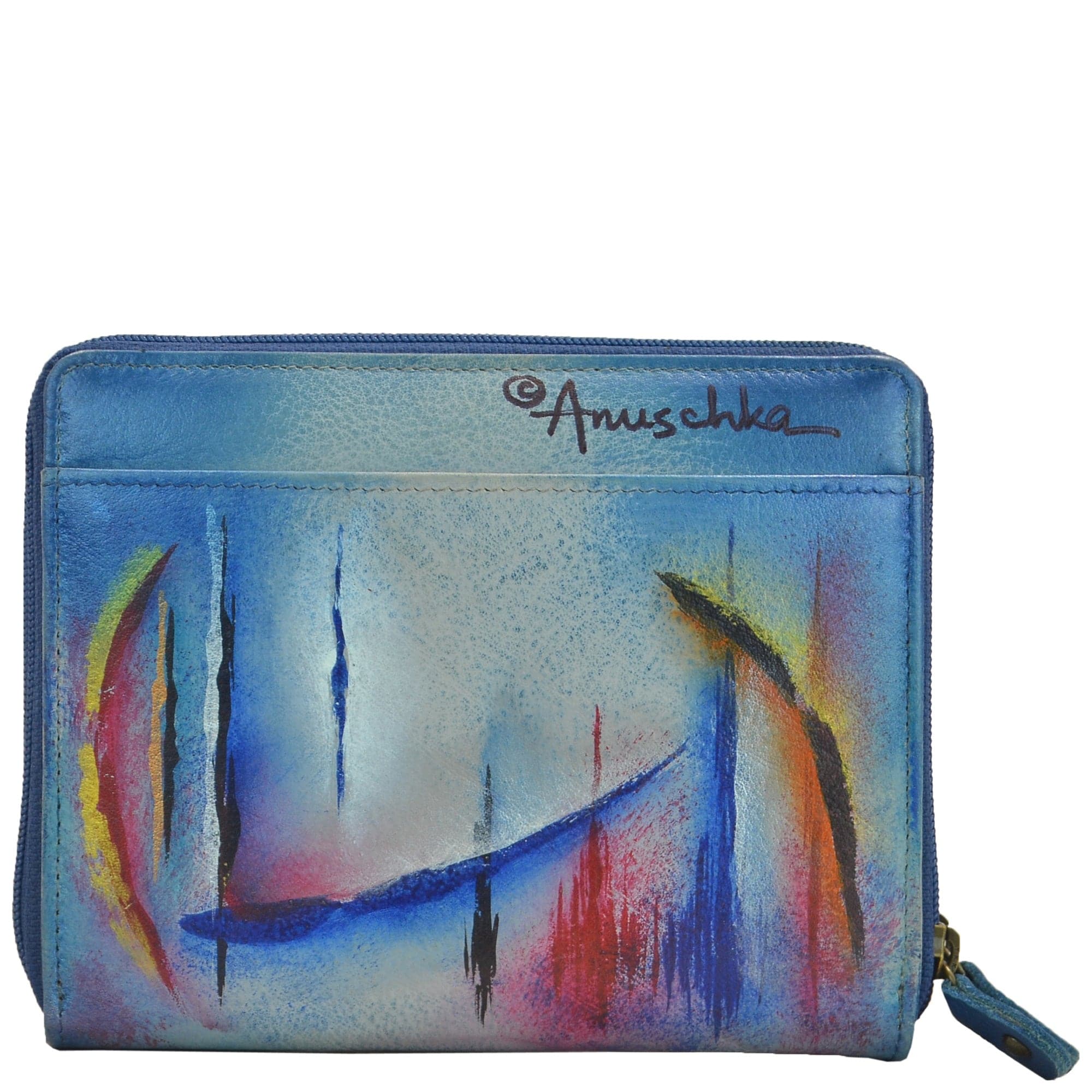 Zip Around Organizer RFID Clutch Wallet - 1143