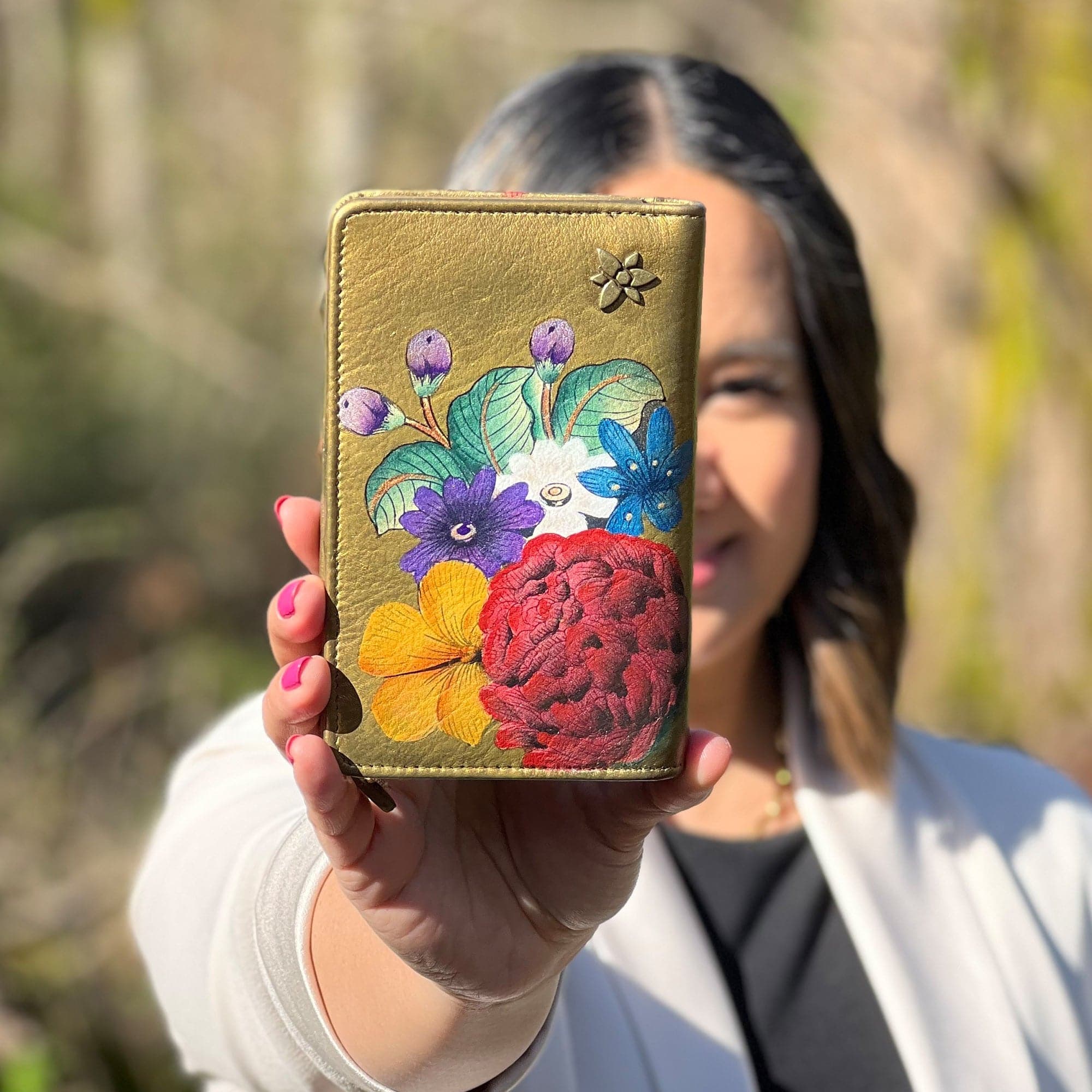 Two-Fold Small Organizer Wallet - 1166