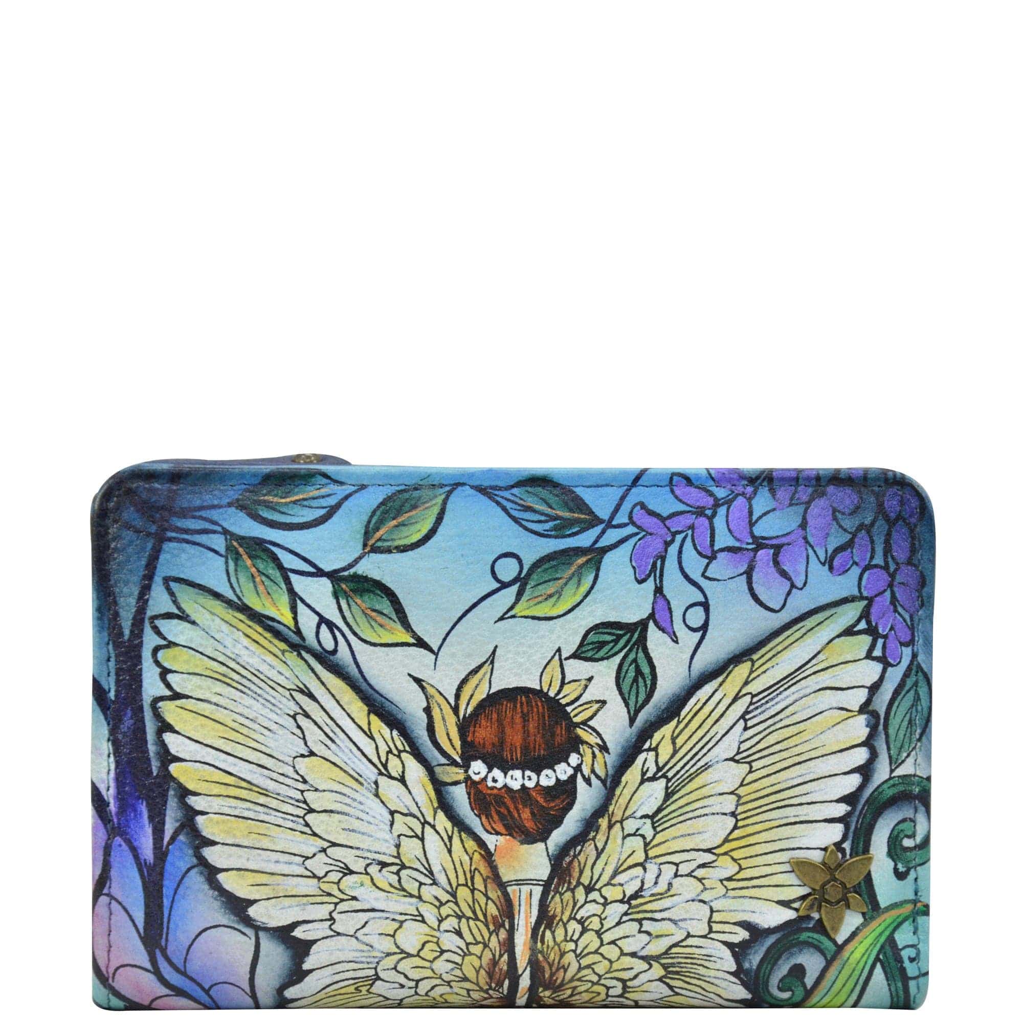 Enchanted Garden Two-Fold Small Organizer Wallet - 1166