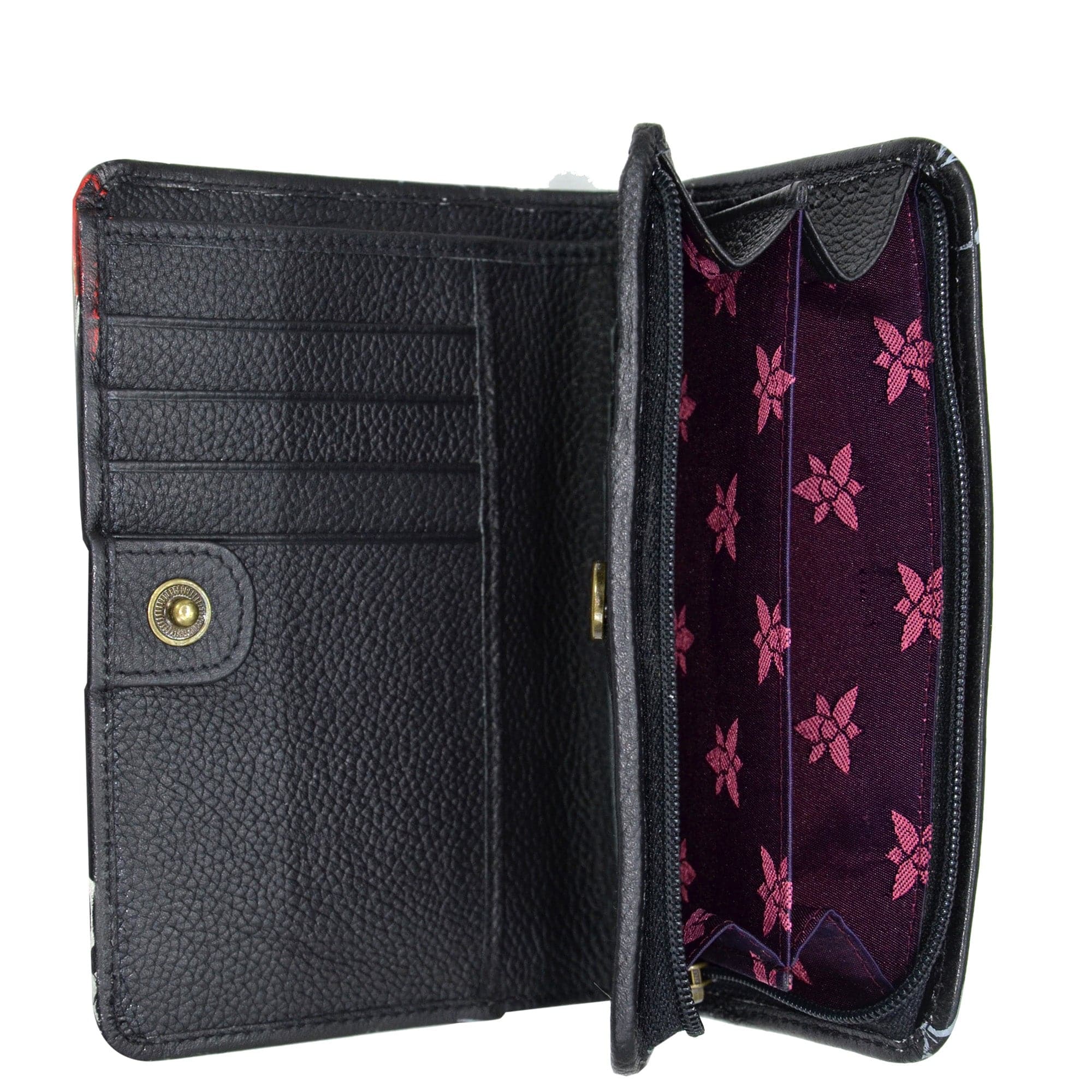 Two-Fold Small Organizer Wallet - 1166