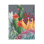 Desert Garden Velveteen Plush Blanket