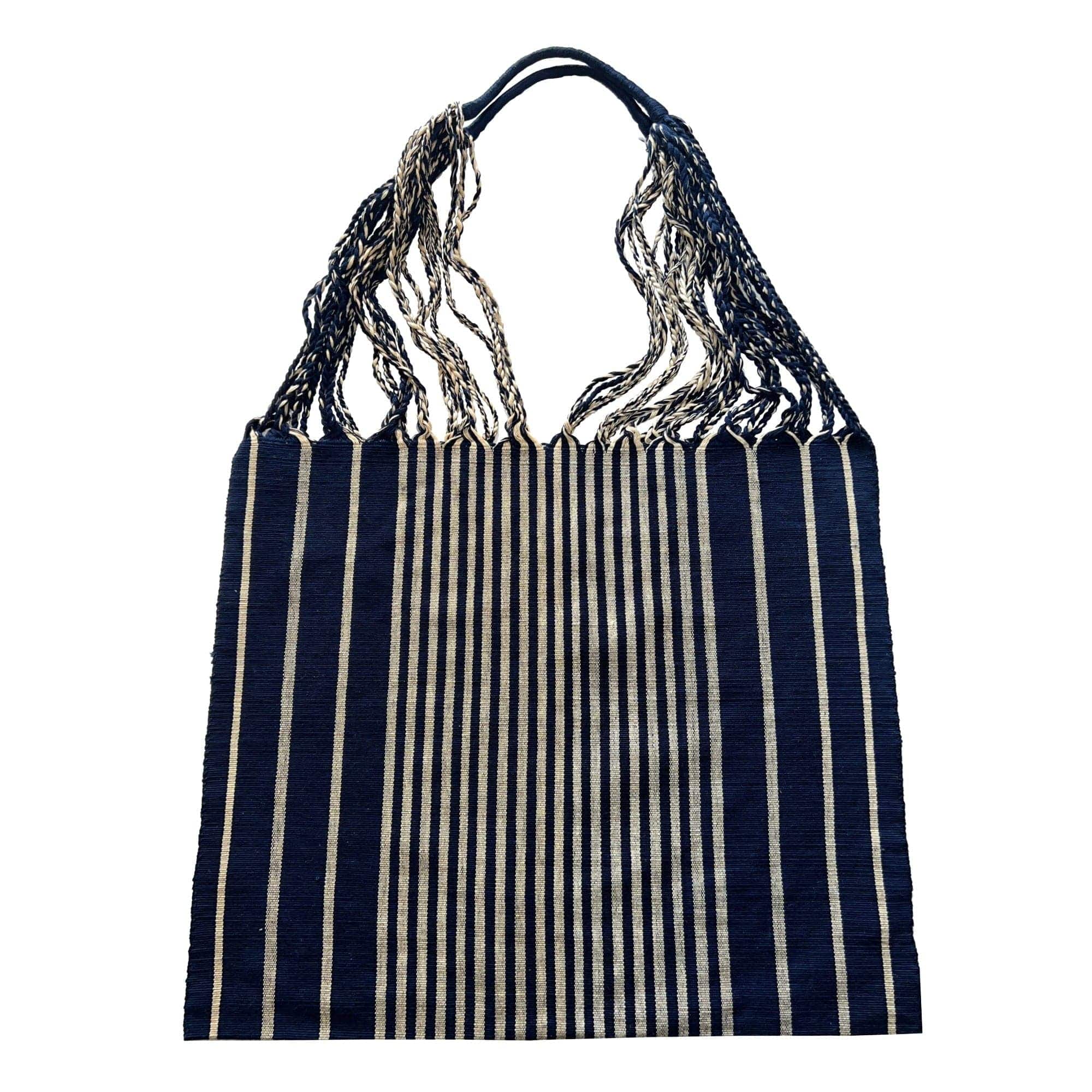 Anuschka style 12006, Hand Woven Totes from Oaxaca, Mexico. These vibrant striped tote bags are handwoven on traditional looms in Oaxaca, Mexico.