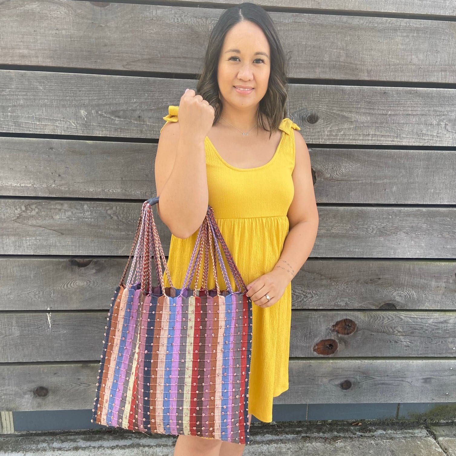 Hand Woven Totes from Oaxaca, Mexico - 12006