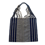 Anuschka style 12006, Hand Woven Totes from Oaxaca, Mexico. These vibrant striped tote bags are handwoven on traditional looms in Oaxaca, Mexico.