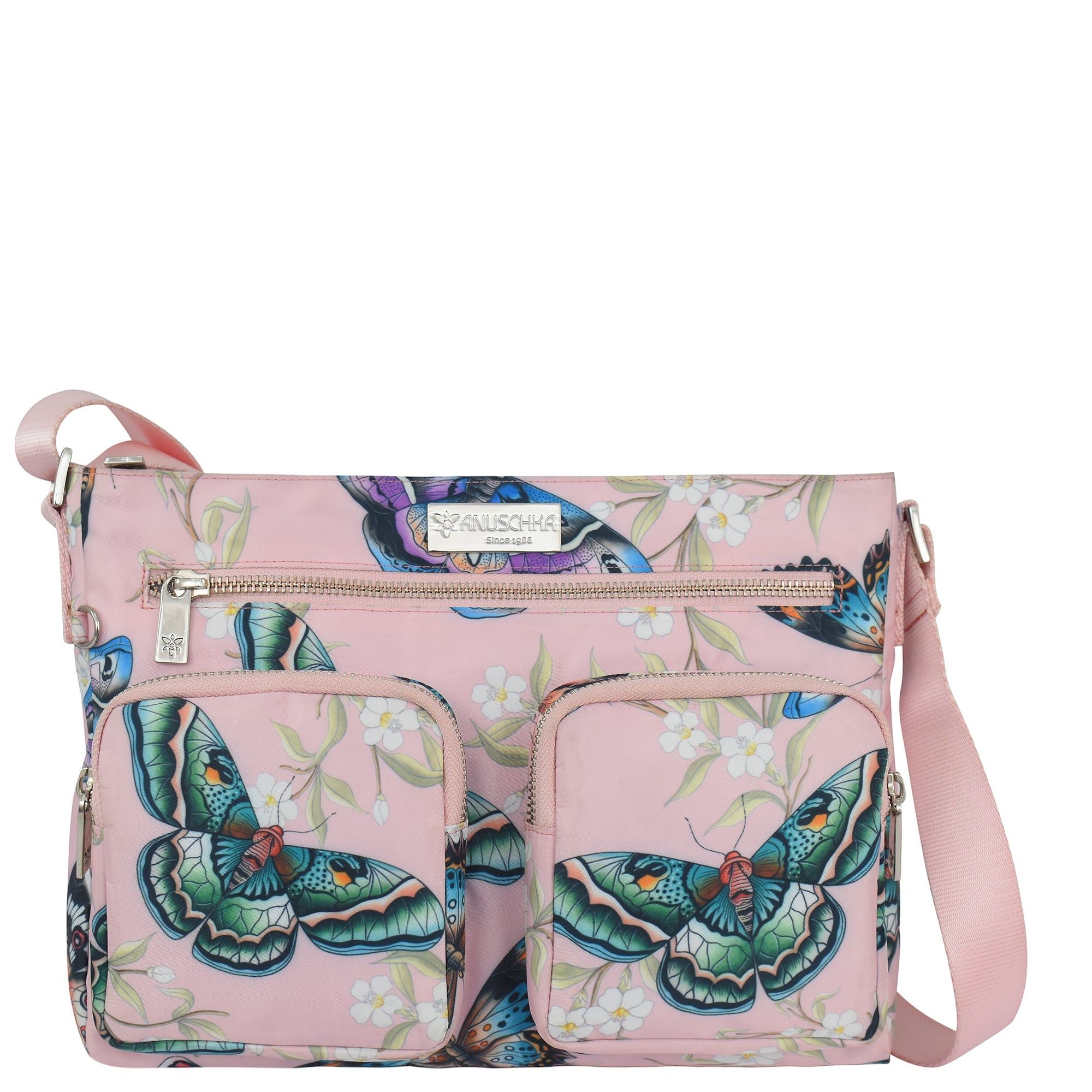 Wanderlust Luxe Fabric Crossbody Bag-12022