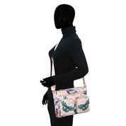 Wanderlust Luxe Fabric Crossbody Bag-12022