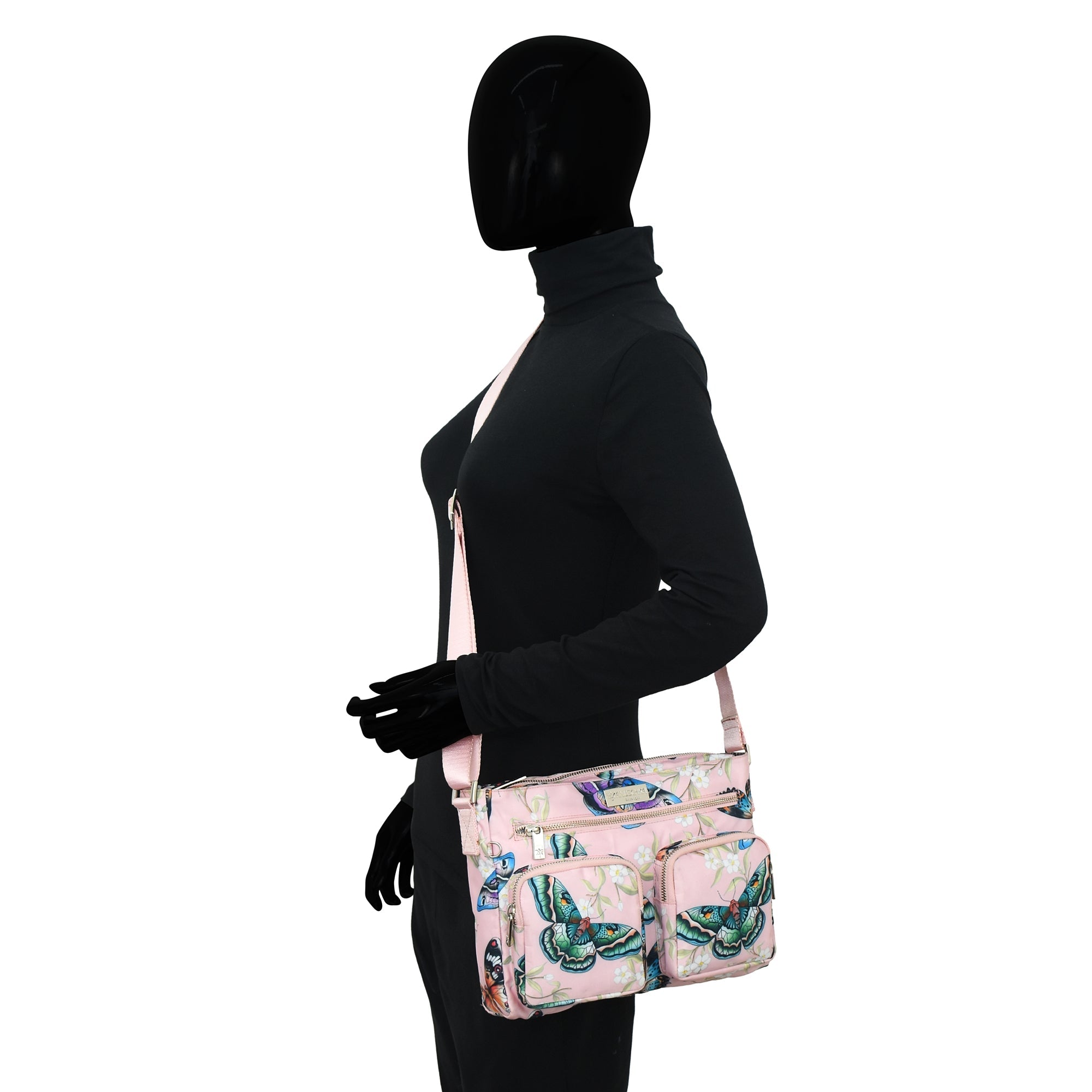 Wanderlust Luxe Fabric Crossbody Bag-12022