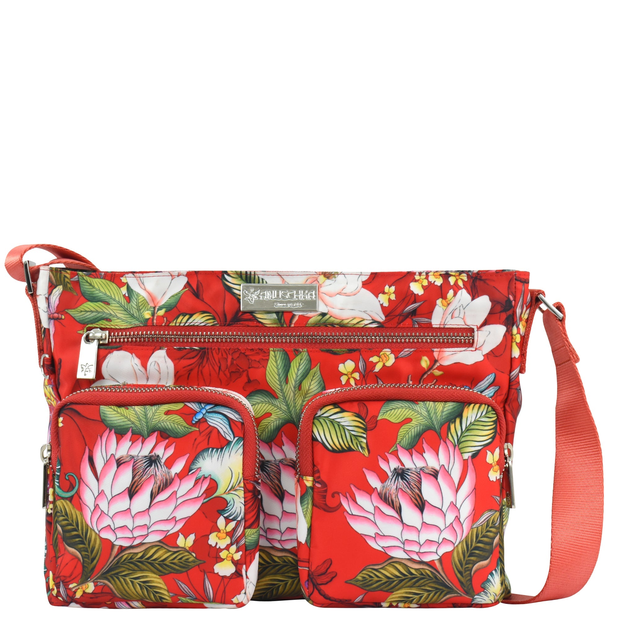 Wanderlust Luxe Fabric Crossbody Bag-12022