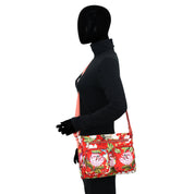 Wanderlust Luxe Fabric Crossbody Bag-12022