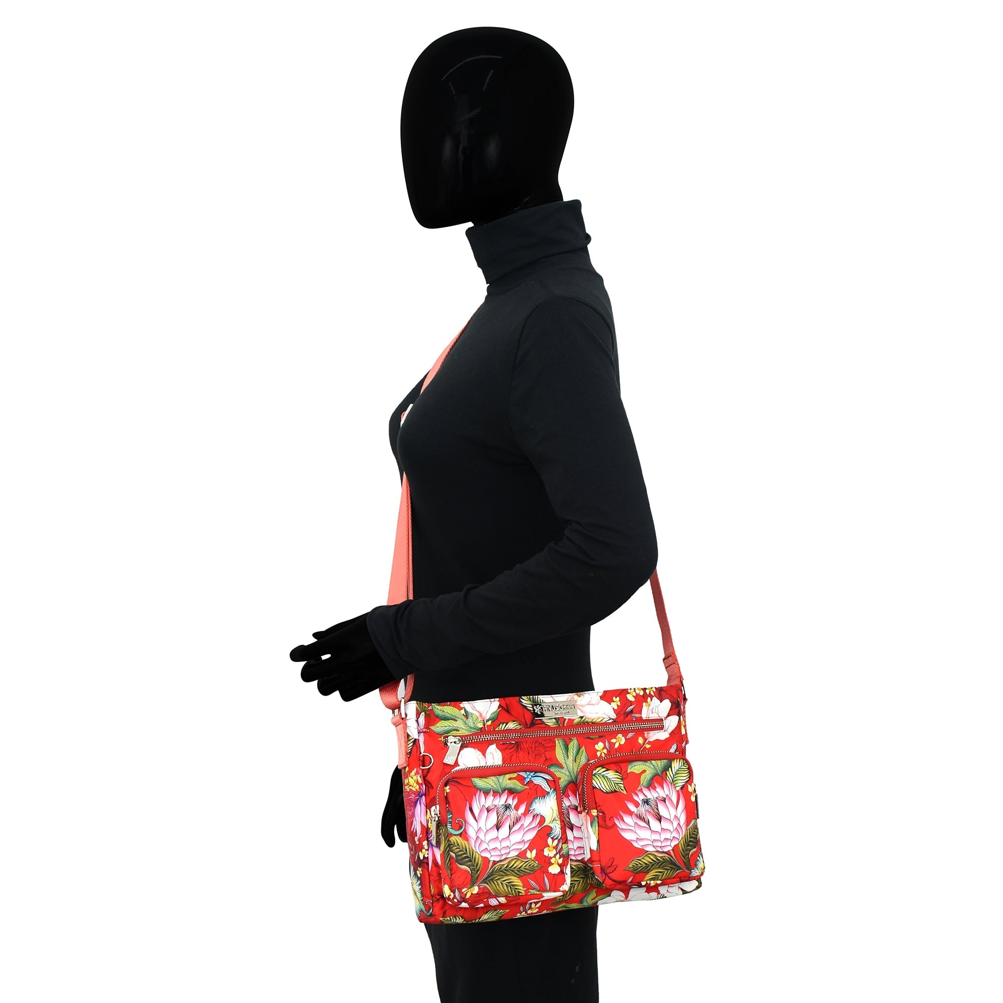 Wanderlust Luxe Fabric Crossbody Bag-12022