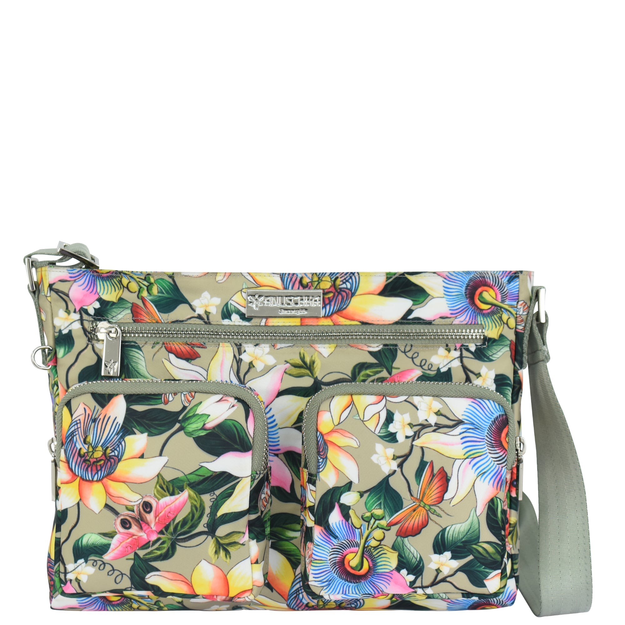 Wanderlust Luxe Fabric Crossbody Bag-12022