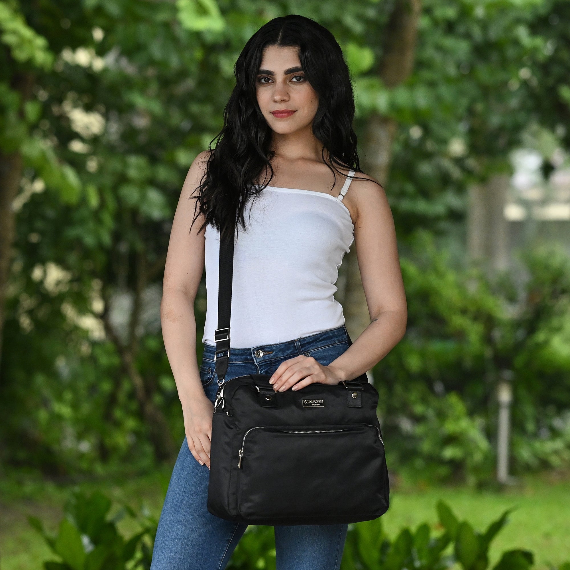 Wanderlust Luxe Fabric Organizer Satchel-12029