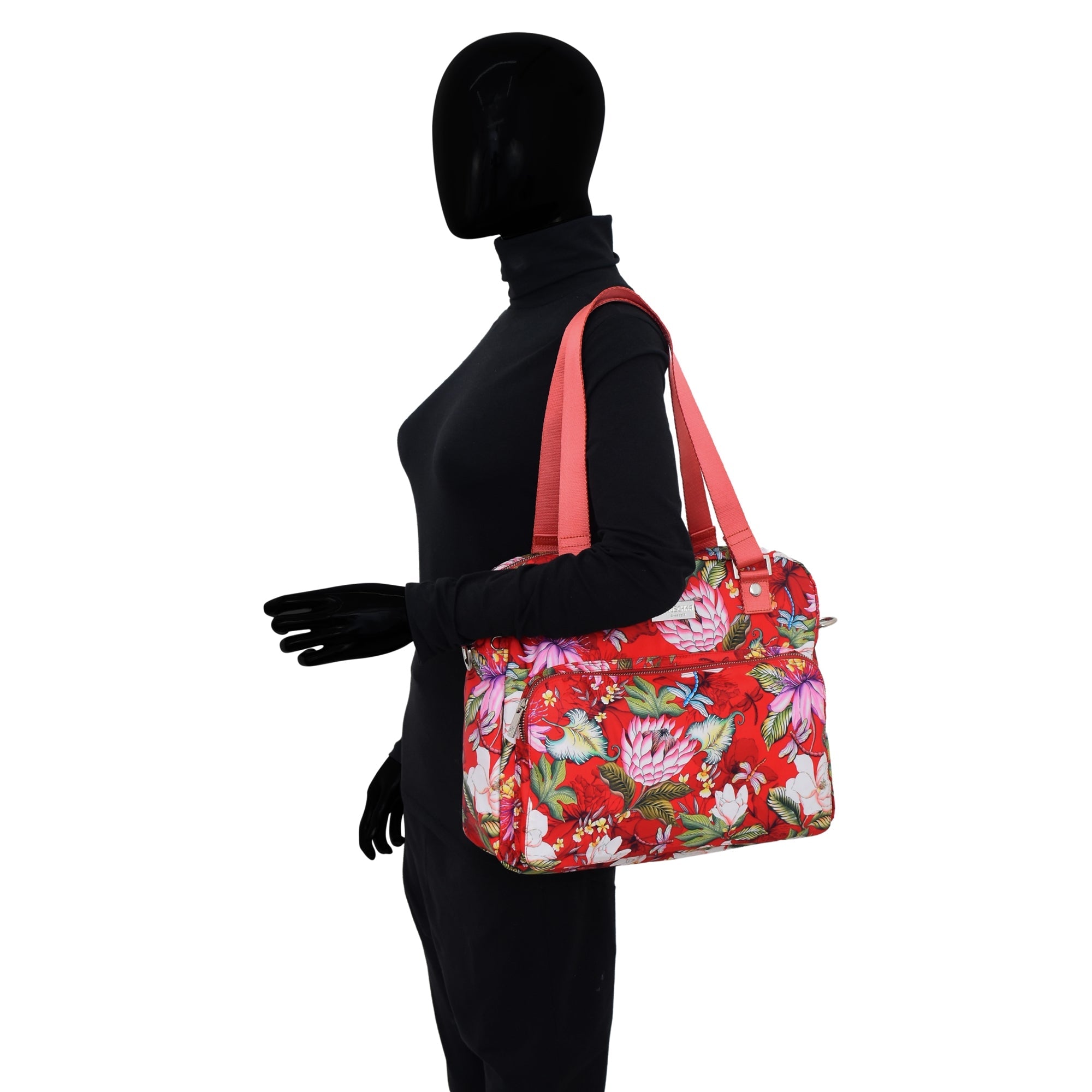 Wanderlust Luxe Fabric Organizer Satchel-12029