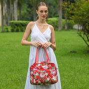 Wanderlust Luxe Fabric Organizer Satchel-12029