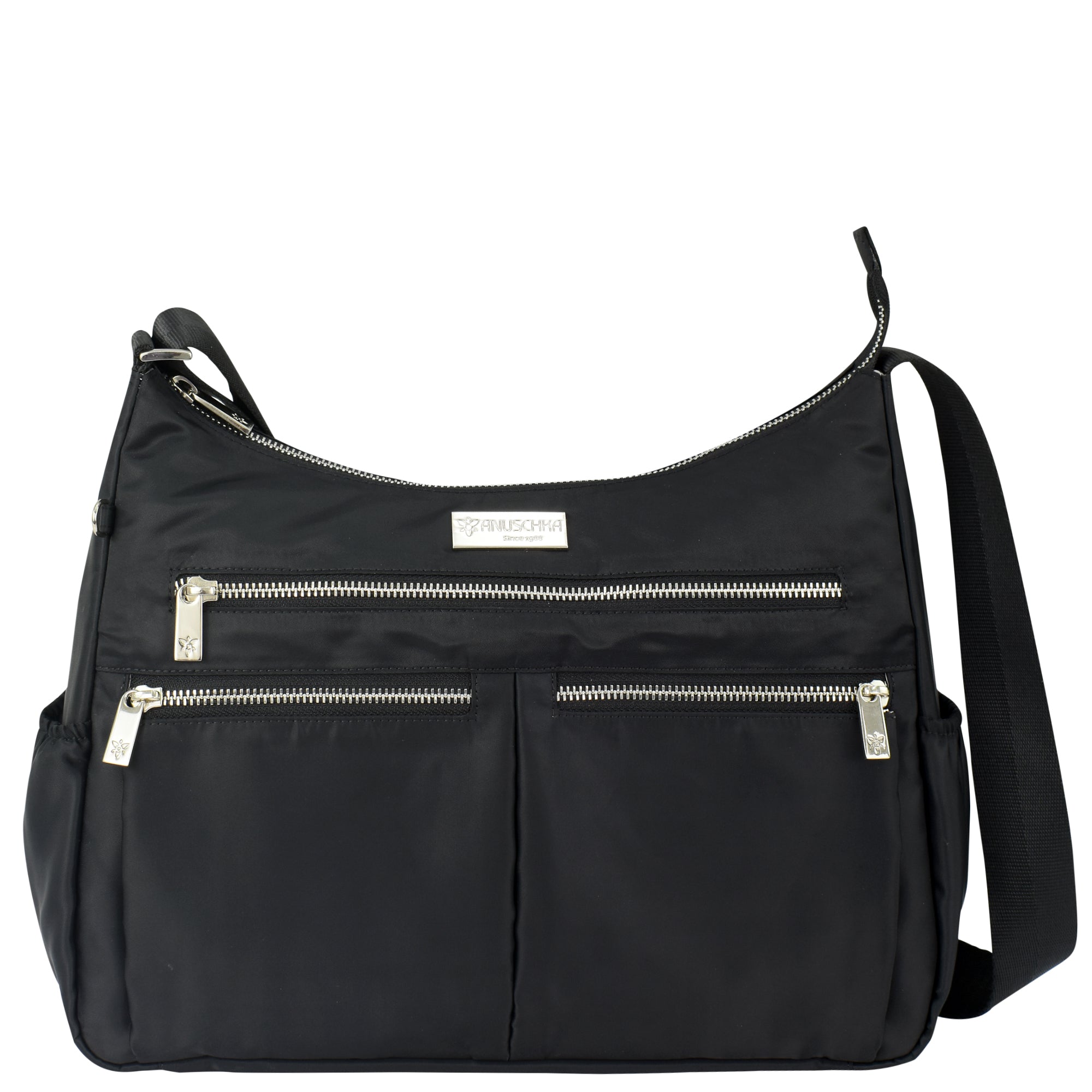 Wanderlust Luxe Fabric Crossbody Hobo -12030