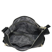 Wanderlust Luxe Fabric Crossbody Hobo -12030