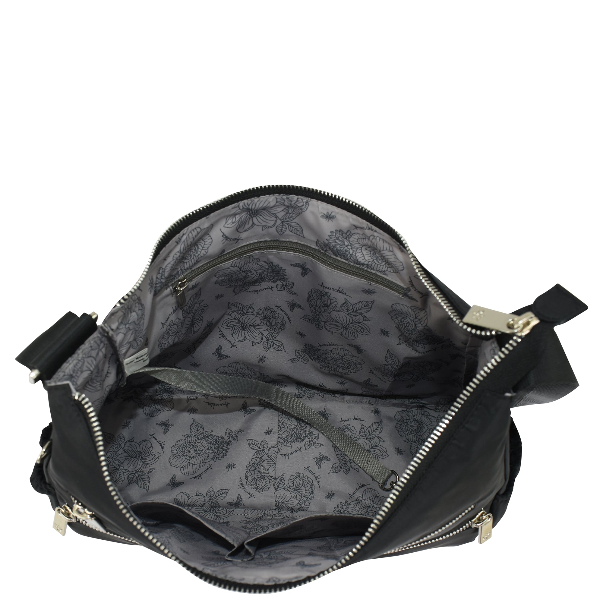 Wanderlust Luxe Fabric Crossbody Hobo -12030