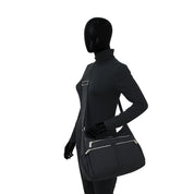 Wanderlust Luxe Fabric Crossbody Hobo -12030