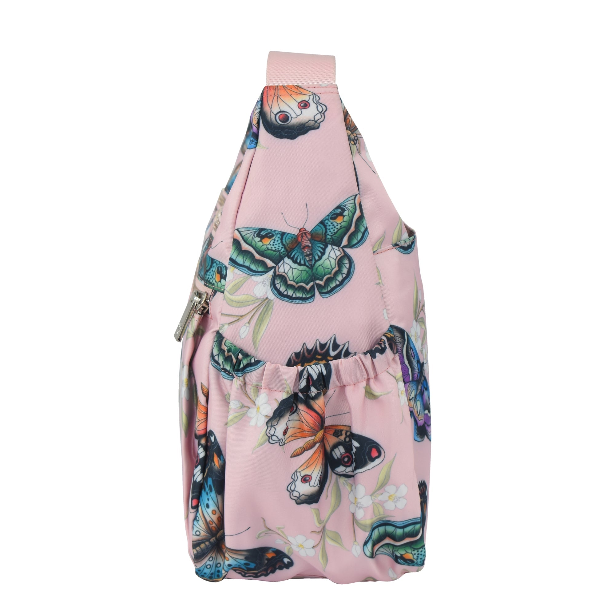 Wanderlust Luxe Fabric Crossbody Hobo -12030