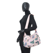 Wanderlust Luxe Fabric Crossbody Hobo -12030