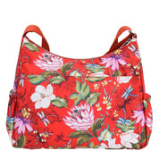 Wanderlust Luxe Fabric Crossbody Hobo -12030