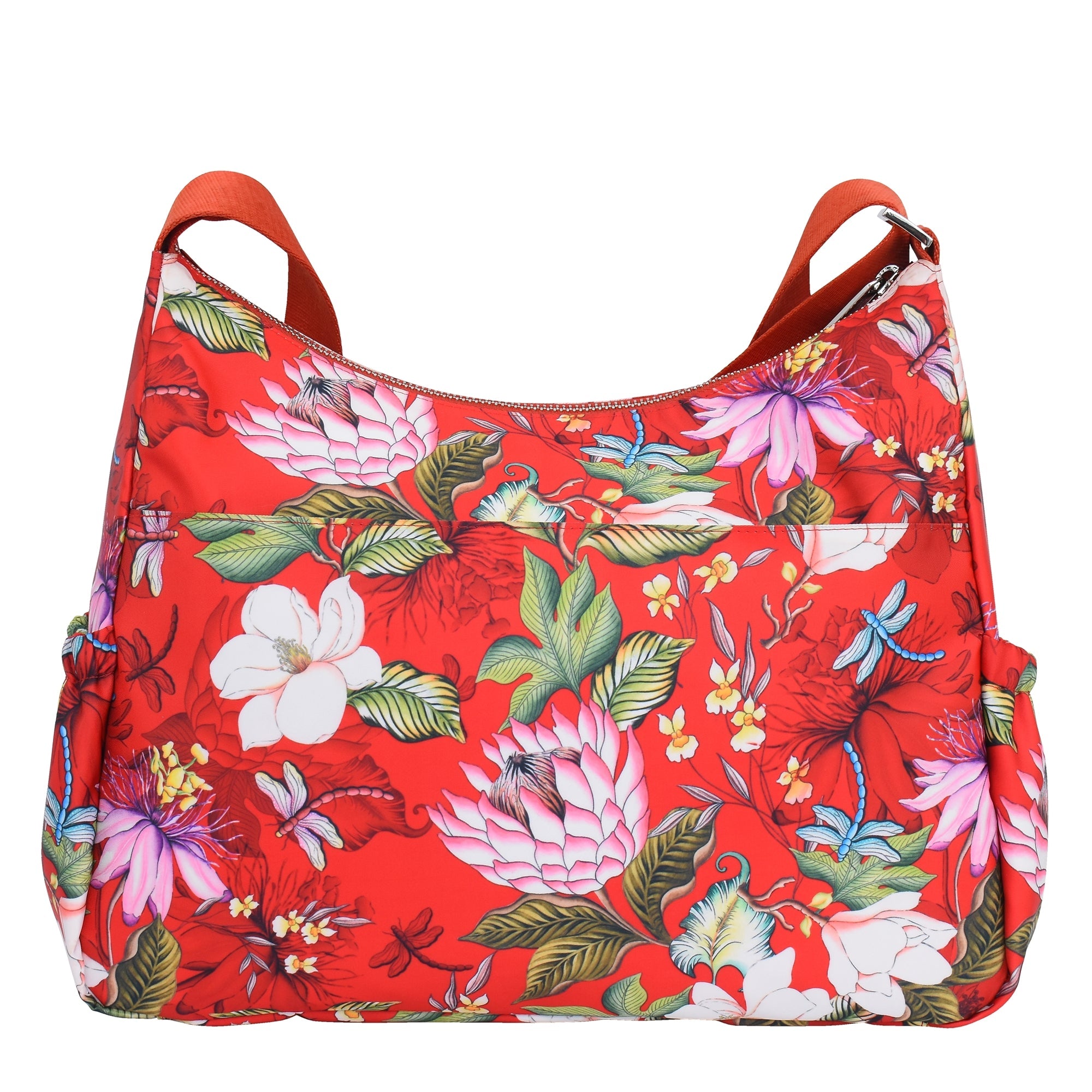 Wanderlust Luxe Fabric Crossbody Hobo -12030