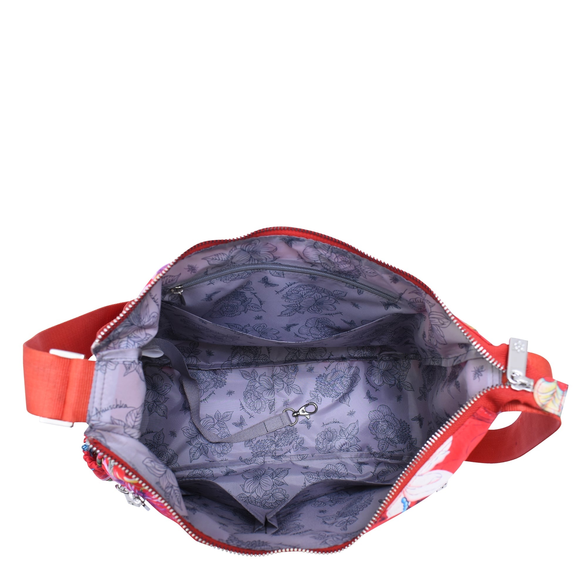 Wanderlust Luxe Fabric Crossbody Hobo -12030