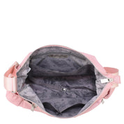 Wanderlust Luxe Fabric Crossbody Hobo -12030