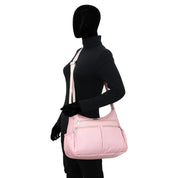 Wanderlust Luxe Fabric Crossbody Hobo -12030