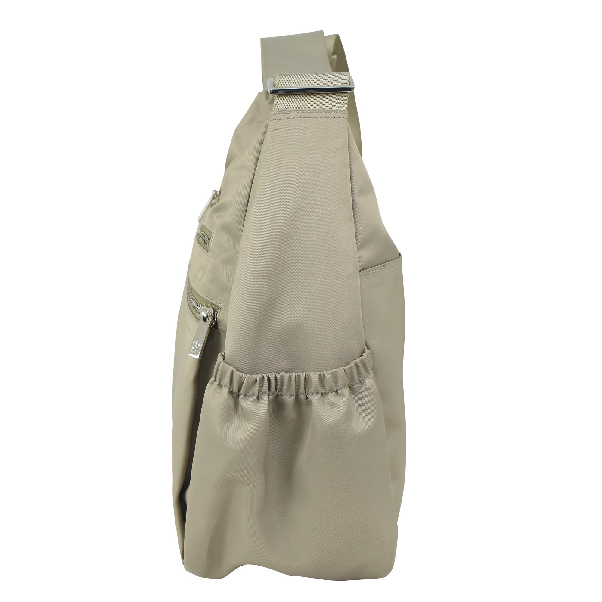 Wanderlust Luxe Fabric Crossbody Hobo -12030