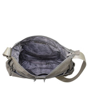 Wanderlust Luxe Fabric Crossbody Hobo -12030