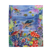 Ocean Treasures Velveteen Plush Blanket